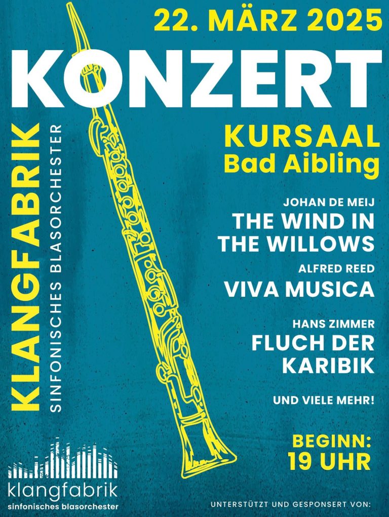 Plakat Konzert Klangfabrik
